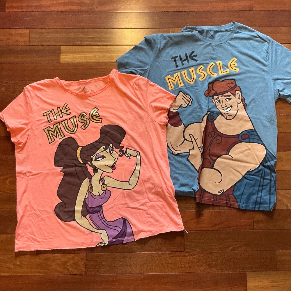 Disney Hercules and Meg Two T-shirt Combo 2X